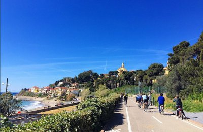 Typical weekend in Sanremo: a panoramic bike ride!