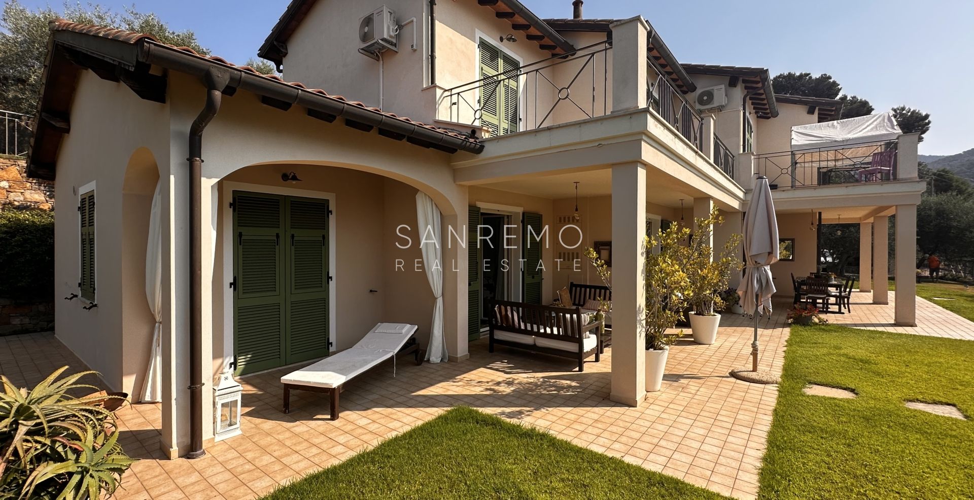 Villa with sea view on the first hill of Bordighera – Elegance, comfort, and breathtaking scenery