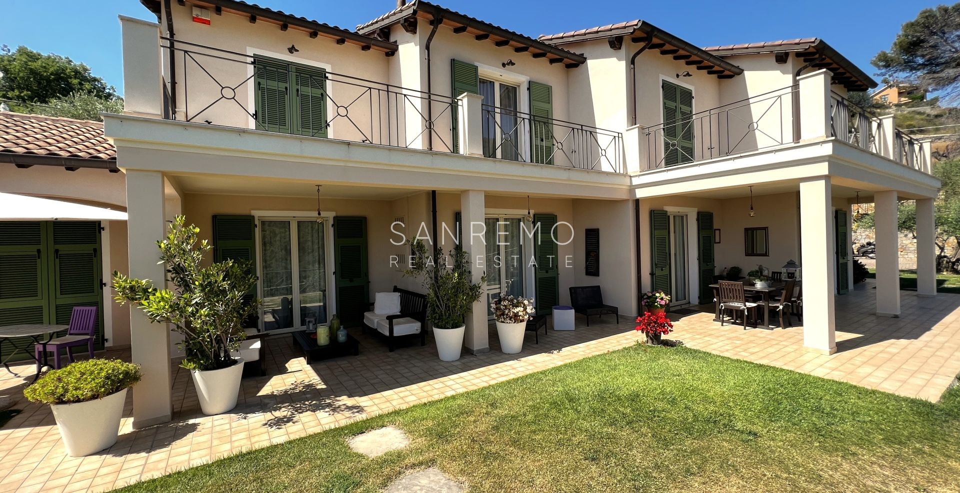 Villa with sea view on the first hill of Bordighera – Elegance, comfort, and breathtaking scenery