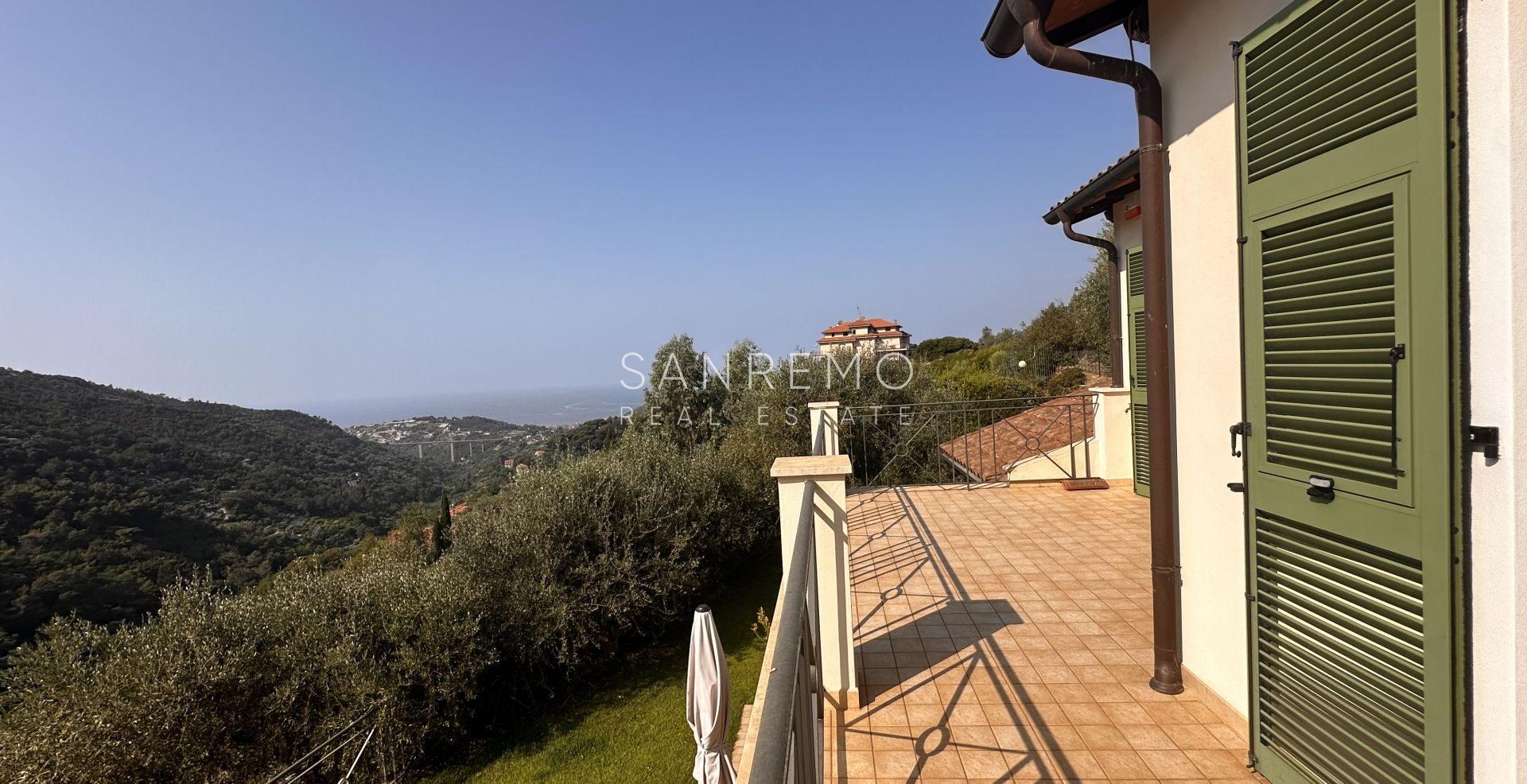Villa with sea view on the first hill of Bordighera – Elegance, comfort, and breathtaking scenery