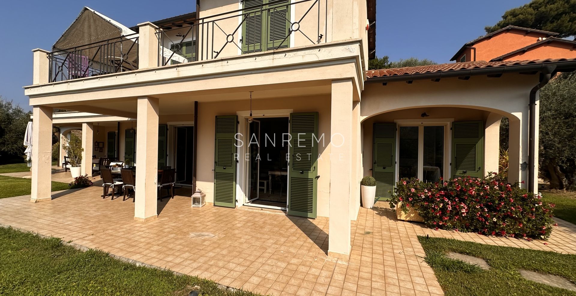 Villa with sea view on the first hill of Bordighera – Elegance, comfort, and breathtaking scenery