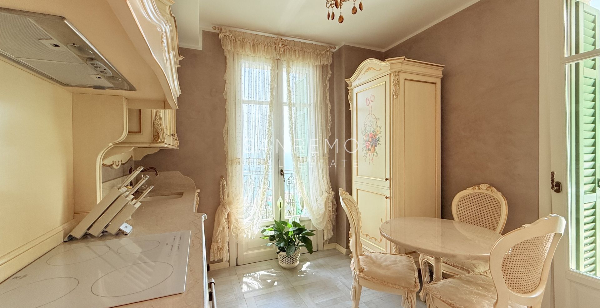 Penthouse in Ospedaletti with heated indoor swimming pool