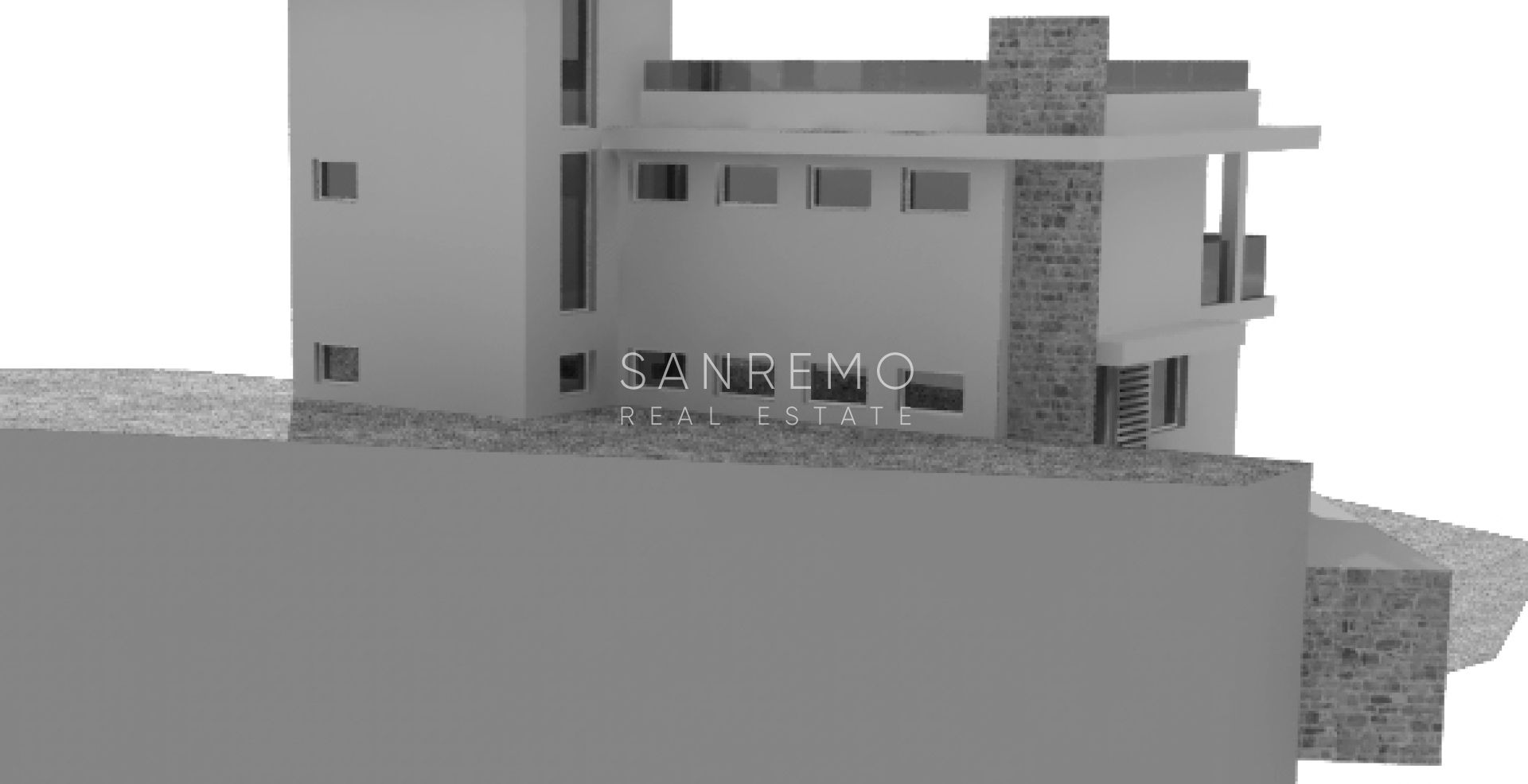 Exclusive plot with approved project and sea view