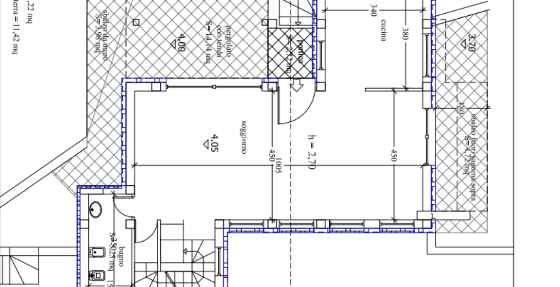 Exclusive plot with approved project and sea view