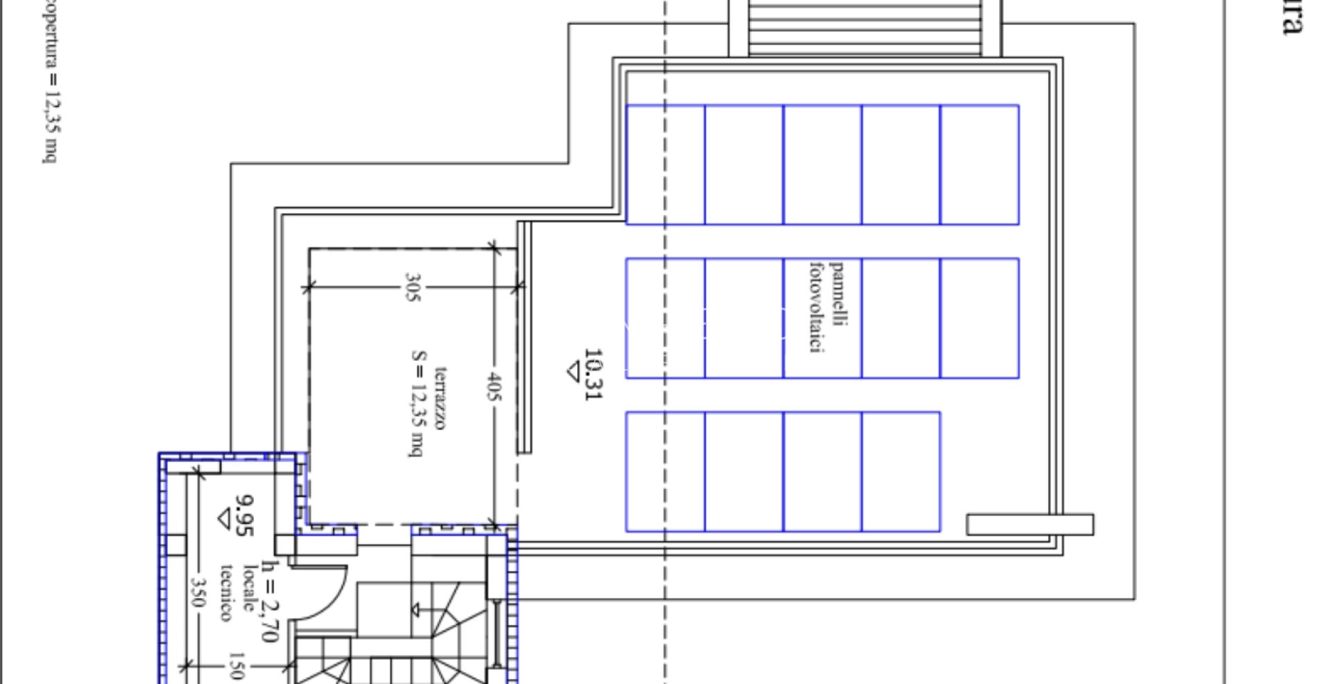 Exclusive plot with approved project and sea view