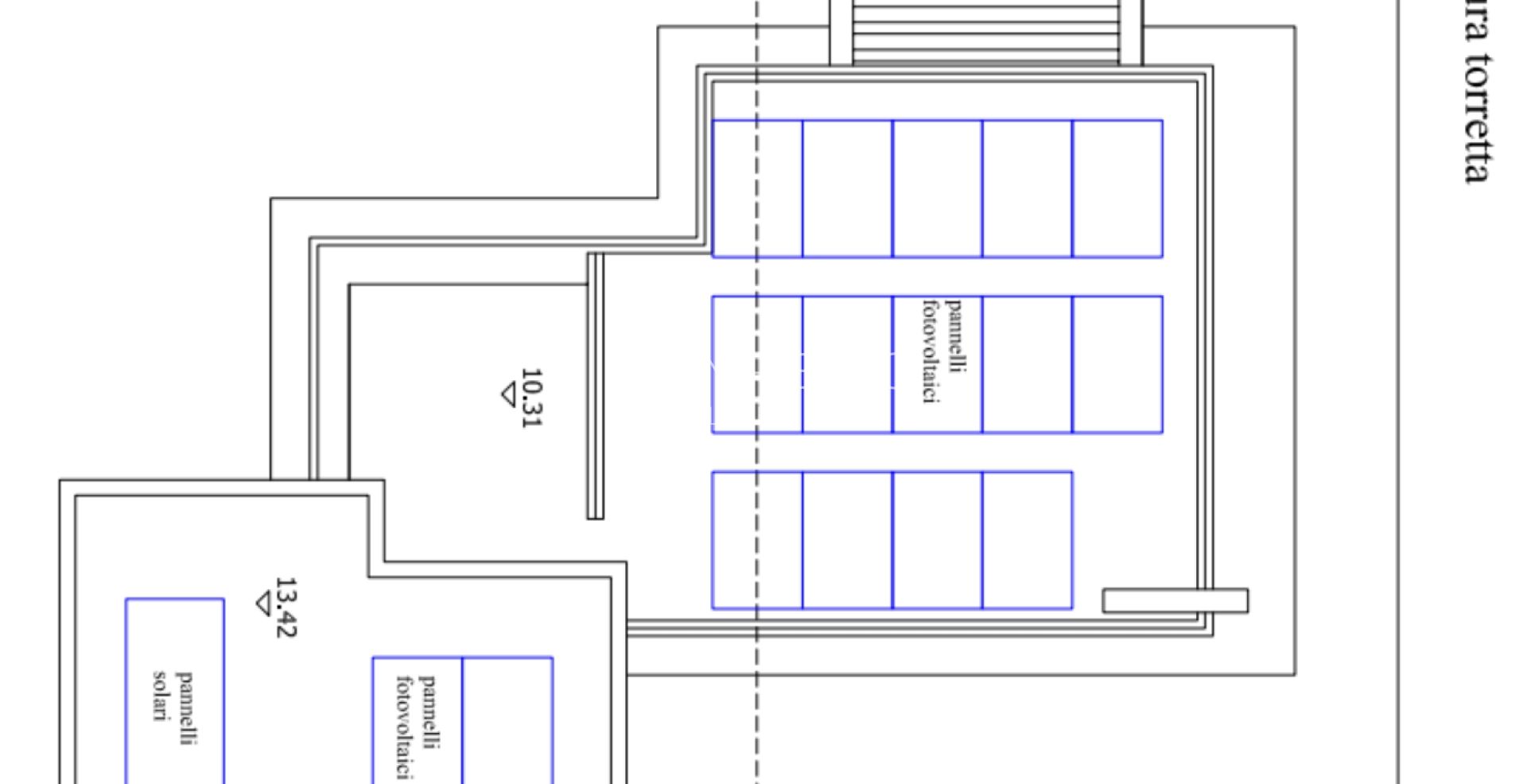 Exclusive plot with approved project and sea view