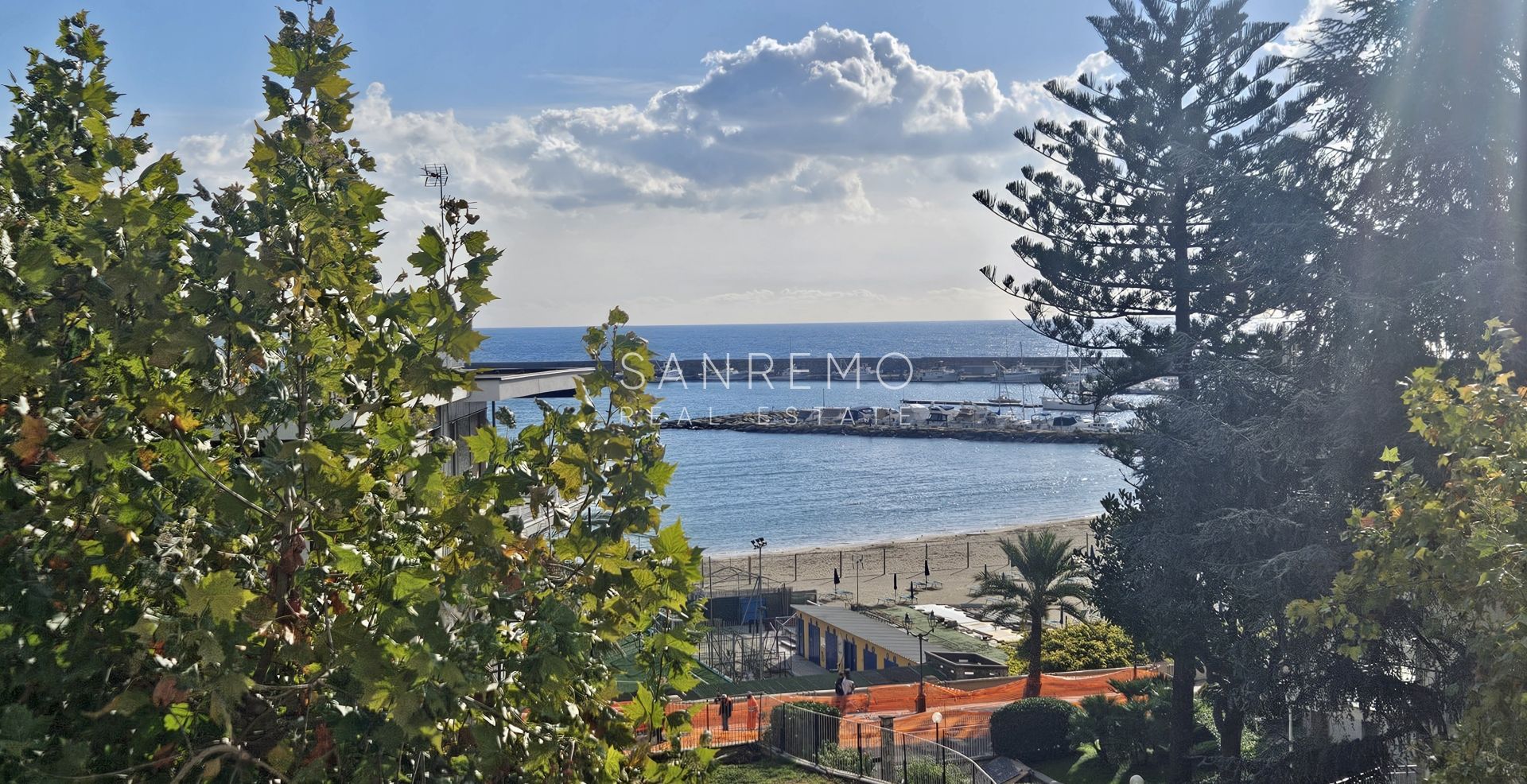 3 bedroom flat with sea view in the city of Sanremo