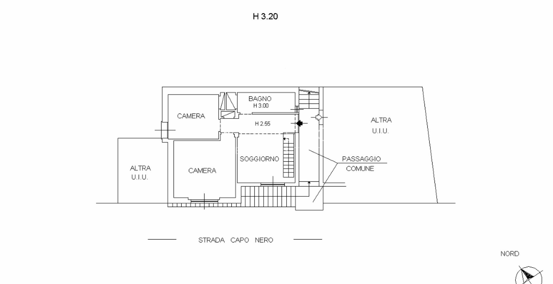 Two-level apartment with a beautiful view over the entire Gulf of Ospedaletti