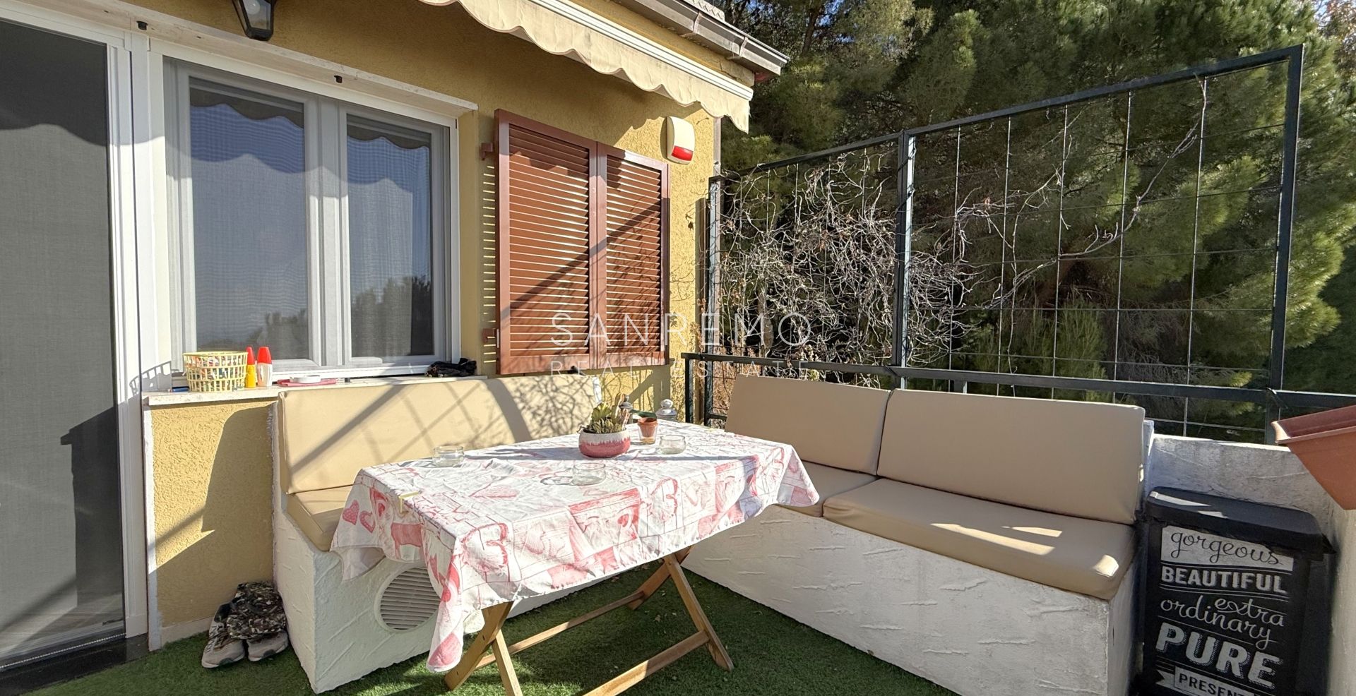 Two-level apartment in a residential complex with swimming pool