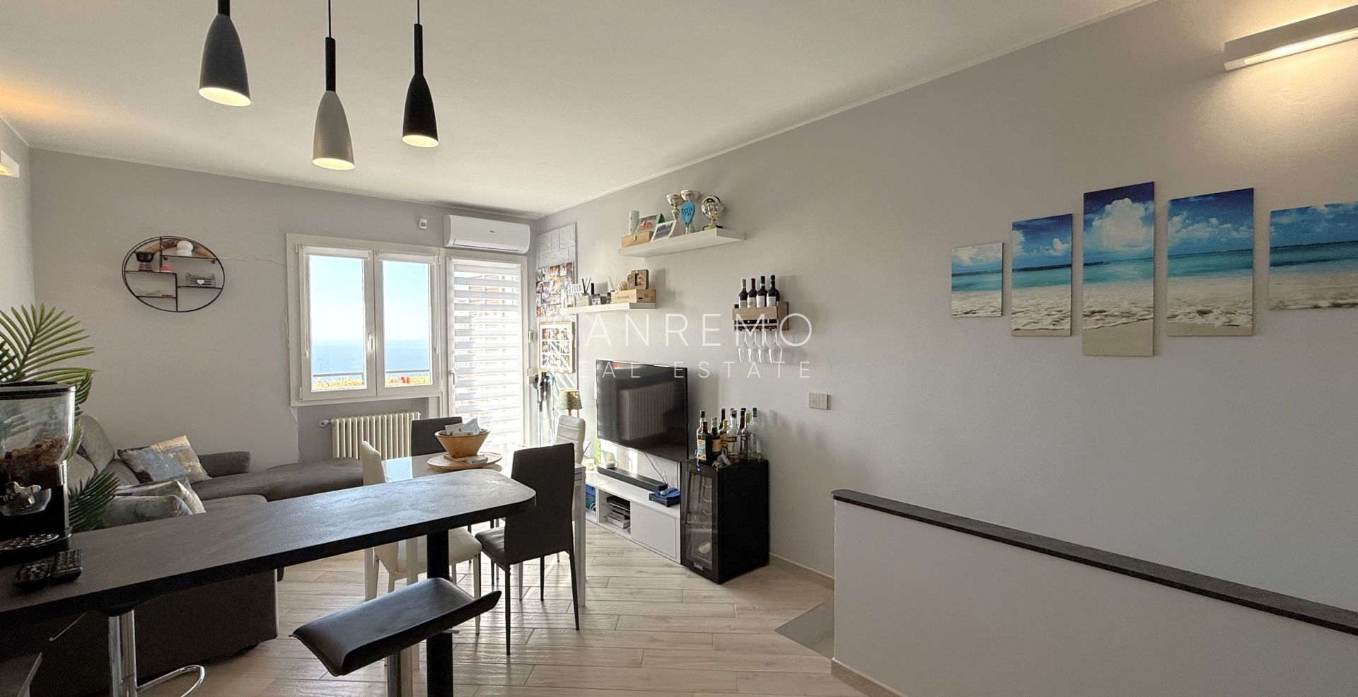 Two-level apartment in a residential complex with swimming pool