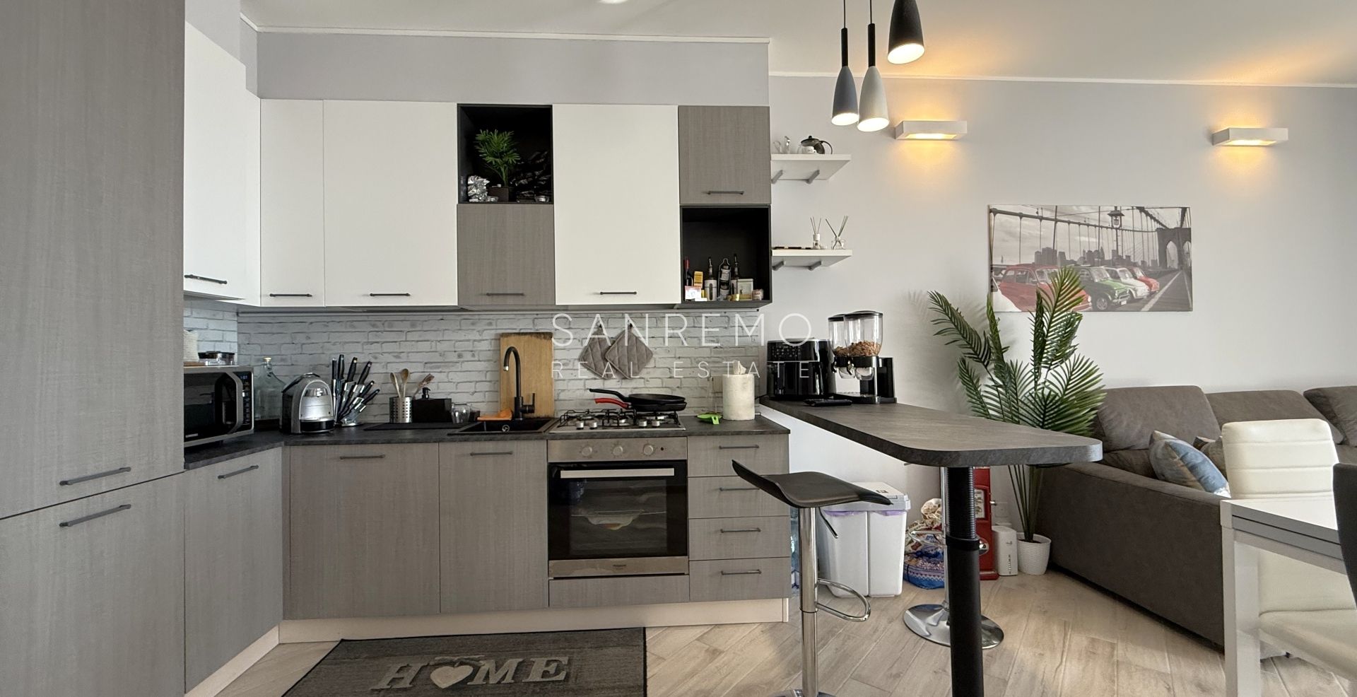 Two-level apartment in a residential complex with swimming pool