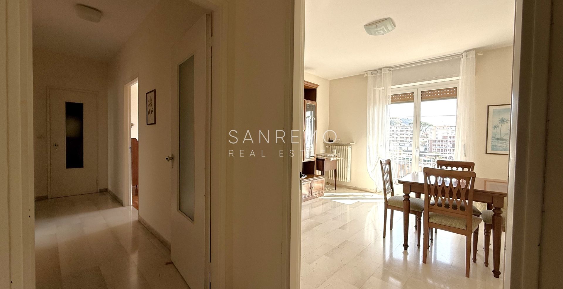 Bright apartment with sea view, just a few steps from Villa Ormond