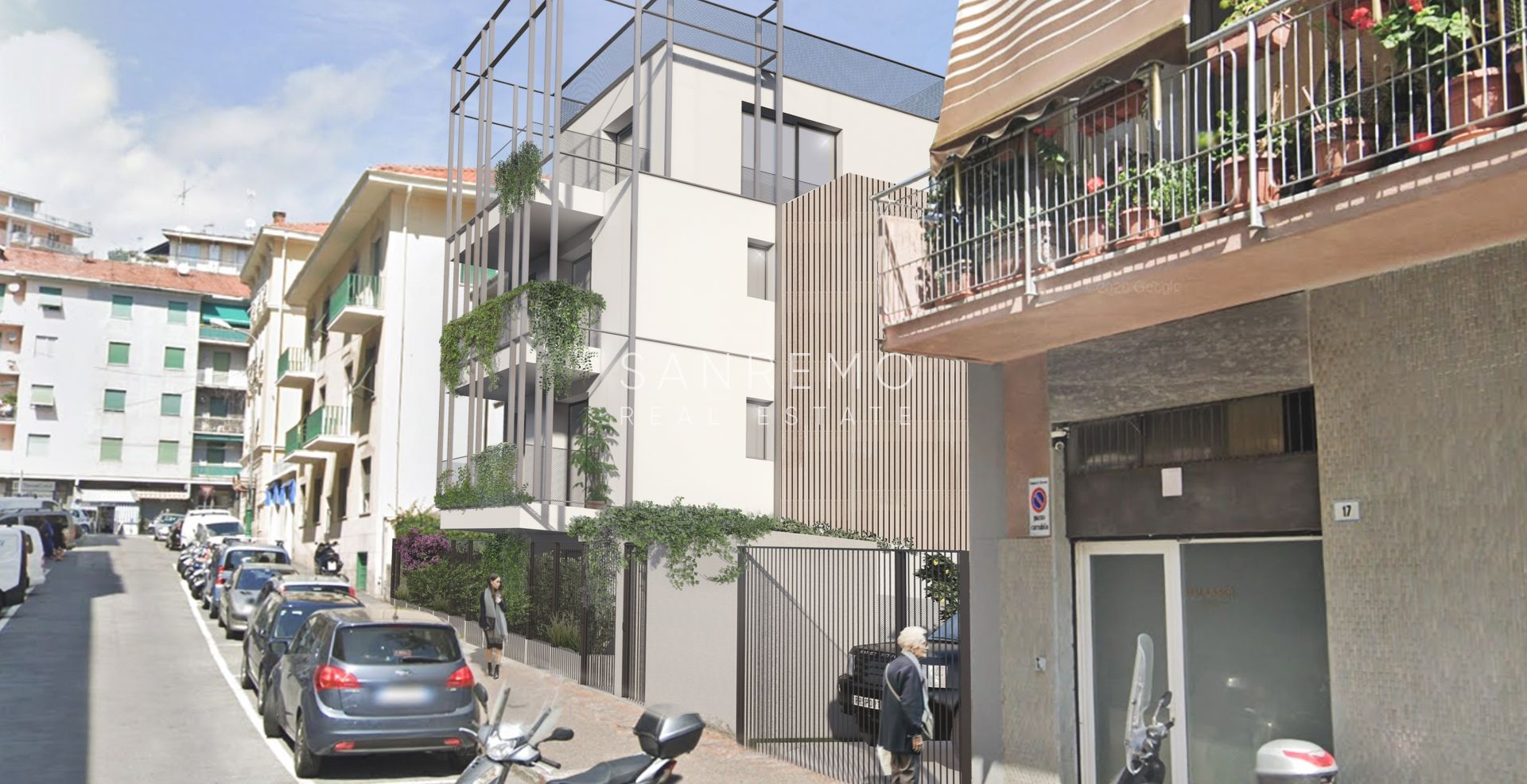New small building in via Vesco with parkings and terraces